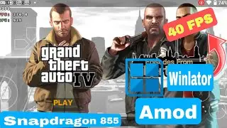 GTA IV GAMEPLAY ON ANDROID | Winlator Glibc 7.1.3 Afei Mod | Tested on Snapdragon 855