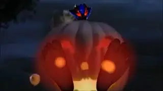 Ultrawoman Grigio Darkness Tickled inside a Giant Pumpkin