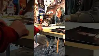 Fan se acerca a Billie Eilish y...