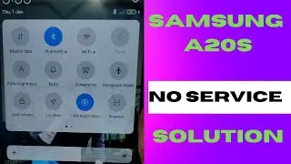 Samsung A20s No Service Problem Solution, Samsung A20s Network Issue