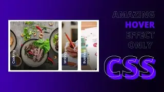 AWESOME CSS CARD HOVER EFFECT