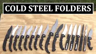 Collection Update, Big Cold Steel Folding Knives - Fighting Folders of Cold Steel