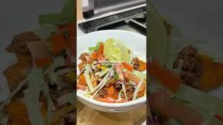 loaded taco bowl 🥣 #healthyrecipes #fitness #healthyfood