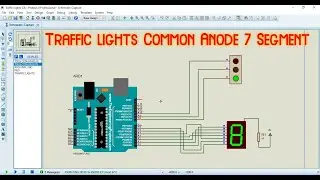 DIY Traffic Lights System using 7 Segment Common Anode Display | Traffic Signal Project