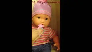 Пупс Кукла младенец  Саша 12 фраз, 9 функций, интерактивная кукла,игрушка