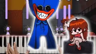 Friday Night Funkin' vs Huggy Wuggy | Poppy Playtime (Piano and Drums)