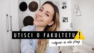 Utisci o arhitektonskom fakultetu + odgovori na vaša pitanja | Ana Gligorijević
