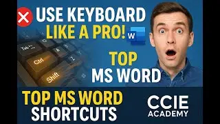 Computer Keyboard Shortcut Keys in MS Word By CCIE Academy