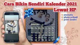 KALENDER 2021 || Cara Bikin Sendiri Kalender  Di HP