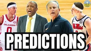 SEC Basketball Predictions: Missouri/Oklahoma, Ole Miss/Tennessee, More