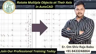 AutoCAD Best Tricks|| How To Rotate Multiple Objects at Their Axis in AutoCAD || Rotate Objects