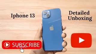 Iphone 13 Unboxing.  Blue. Quick look. YB Techno DIY.