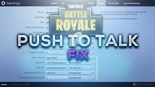 FORTNITE PUSH TO TALK FIX! (2023)