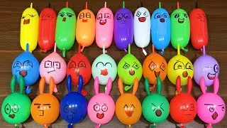 Making CRUNCHY SLIME with FUNNY BALLOONS!!!Satisfying Slime Video 