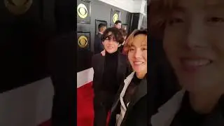 BTS Grammy's 2020 Red Carpet ( cute baes ) zoom
