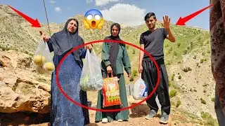 The sad life of a nomad: a mother fighting in the mountains to save her children! 💔