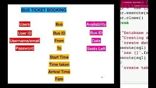 Python-Mysql Bus Booking School Project Part 1