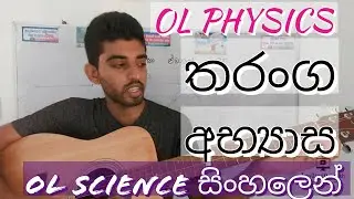 OL Science Sinhala | තරංග හා ඒවායේ යෙදීම් - අභ්‍යාස (Waves and Their Applications) | Grade 11