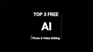 TOP 3 FREE AI #photoediting #ai #shorts #short #shortvideo