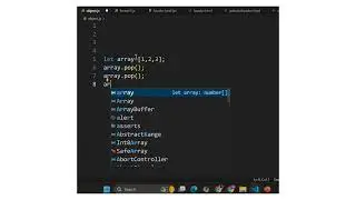 Remove All Elements from an Array using pop() Method in JavaScript || JS Array Manipulation || Short