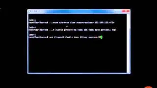 Junos Firewall Filter Configuration Part 1
