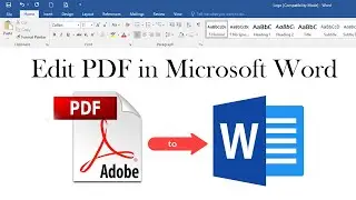 How to edit PDF in Microsoft Word