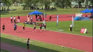 EVAN Catat 11.41s Rekod Baharu MSS Sabah Acara 100M Lelaki 12TKB