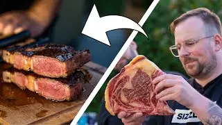 Riesiges WAGYU STEAK grillen - Wir sind ZURÜCK AUF TWITCH - LIVESTREAM Wiederholung vom 18.09.24