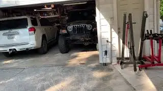 V8 LS 5.3 TJ Jeep Wrangler first test drive