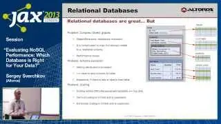 Sergey Sverchkov: Evaluating NoSQL Performance: Which Database is Right for Your Data?