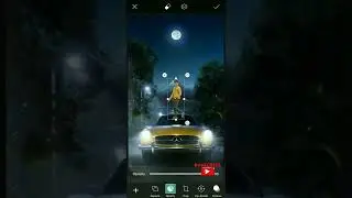 Benz car photo editing in PicsArt #shorts