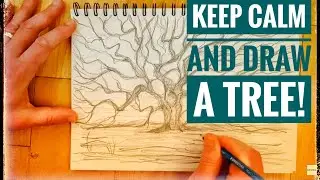 How to draw an old tree!