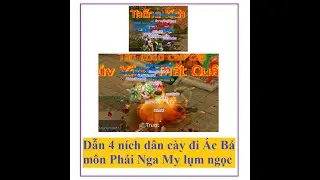 TLBB cầm 4 ních dân cày đi Ác Bá đánh lén môn phái Nga My và lụm 2 viên ngọc 2 đã quá | HTC game