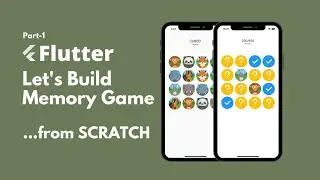 Build Memory Game App with Flutter Part -1/2  | Flutter Tutorial For Beginners