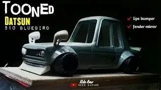 Tooned datsun 510 bluebird bosozoku (hot wheels)