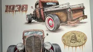 38 Ford Truck Rust Effect