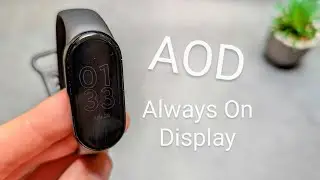 Always on Display on Xiaomi Smart Band 10 - How to Enable or Disable AOD