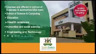 South Eastern Kenya University January 2024 Intake