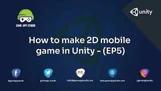 Simple camera follow | Beginner level | Unity2D | Game App Studio
