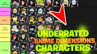 The Most Underrated Characters In Anime Dimensions