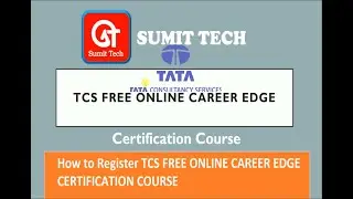 How to Register TCS FREE ONLINE CAREER EDGE CERTIFICATION COURSE