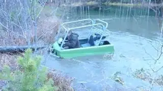 Пробуем утопить в озере. Пелец.
