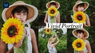 How to edit Vivid Portrait Lightroom Preset | Mobile Tutorial Free DNG | Vivid Preset