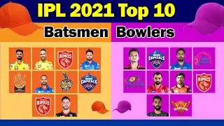🏆IPL 2021 🏆Top 10 Batsmen & Bowlers 🏆 Orange & Purple Cap in IPL 2021