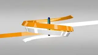3D Line 3D Logo Project  White Orange