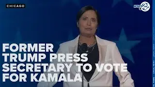 DNC HIGHLIGHT: Former Trump Press Secretary will vote for Kamala Harris in 2024