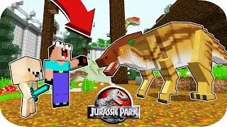 НУБ ПОПАЛ В МИР ДИНОЗАВРОВ ЮРСКОГО ПЕРИОДА В МАЙНКРАФТ ! 100% ТРОЛЛИНГ MINECRAFT НУБ ЗАТРОЛЛЕН ПЭНН