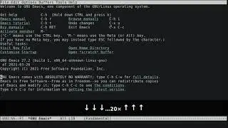 Emacs - Beginners Guide