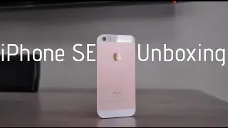 iPhone SE UNBOXING + 1st Impressions! (Rose Gold)