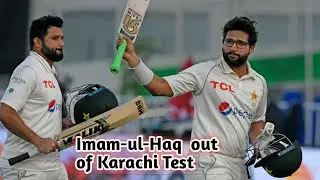 PAKvENG Imam-ul Haq ruled out of Karachi Test PAK vs ENG